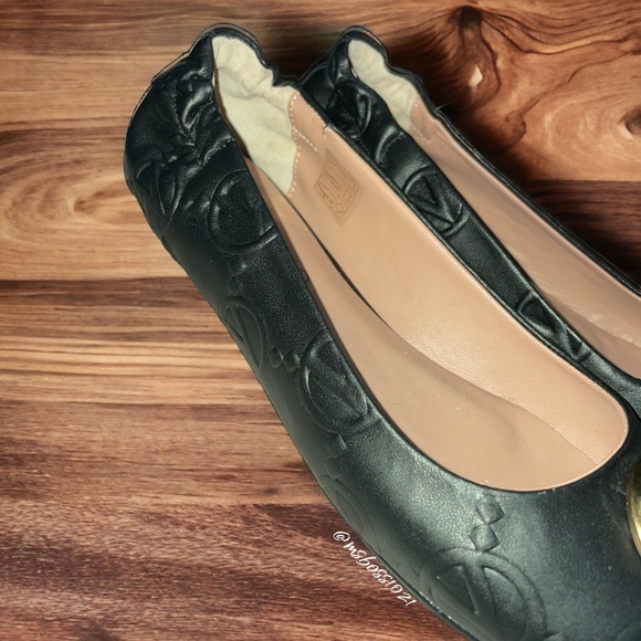 Valentino Calliope Leather Ballet Flats in Black BRAND NEW NEVER WORN - Picture 4 of 5